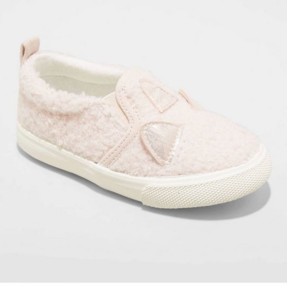 Toddler Girls' Navia Slip-On Apparel Sneakers - Cat & Jack Blush